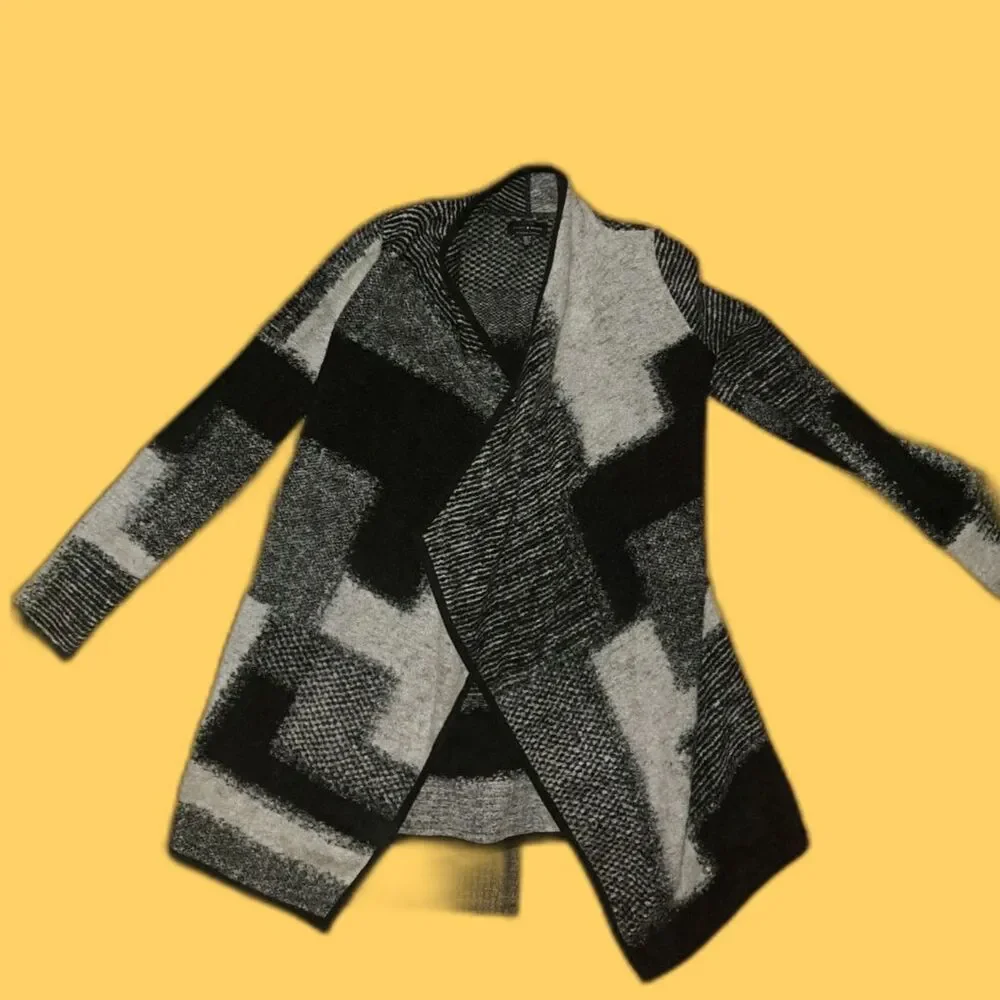 XS Lucky Brand Moto Knit Cardigan Sweater Jacket Asymmetrical NWT